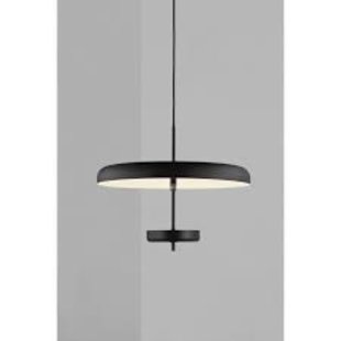 Lámpara colgante en un diseño delgado y elegante negro G9