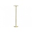 Floor lamp classic design with elegant art deco white opal/brass 15W/900lm