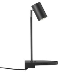 Zwarte wandlamp van metaal met GU10-fitting, IP20 binnenverlichting