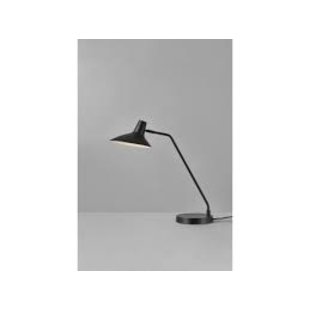 Lámpara de mesa de diseño fresco e industrial negra