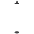 Stehlampe industriell schwarz, Metallfuß mit Kunststoffdetails, Höhe 143 cm, E14-Fassung max 25W, Leuchtmittel nicht enthalten