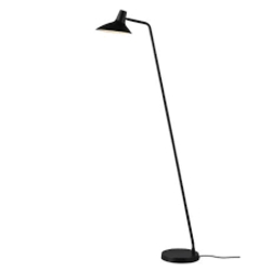 Lampadaire industriel noir métal E14 max 25W