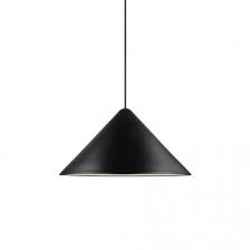 Hanging lamp Danish design modern and geometrically shaped black 50W