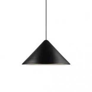 Suspension design danois géométrique noire, E27 50W