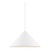 Lampe à suspension design danois moderne et de forme géométrique blanche 50W
