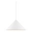 Hanging lamp Danish design modern and geometric shaped white 50W