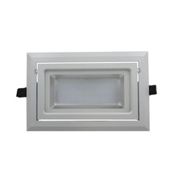 Downlight empotrable LED rectangular 40W orientable