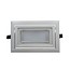 Downlight recessed LED rectangular 40W orientable