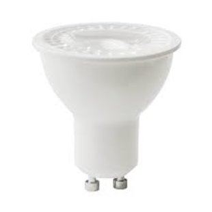 GU10 LED spot 3W, 220 lumen, warm white light, glass cover