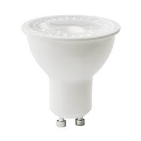 LED-Spot GU10 3W mit 220 Lumen, warmweißem Licht von 2800 Kelvin und Ra-Wert über 80, Durchmesser 50 mm, Höhe 57 mm