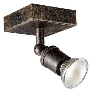 Fantasia STUGA plafondlamp roest vierkant 1x GU10 5W