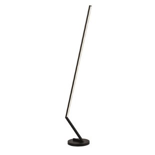 Lampadaire design en forme de tige noir 24W