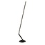 Lampadaire design Fantasia en forme de tige noir, LED intégrée 24W, 3000K blanc chaud, variable, hauteur 1534 mm