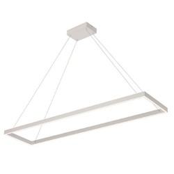 Lampara colgante diseno Fantasia rectangulo blanca