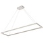 Lampe suspendue design rectangle blanche 30x120cm 53W
