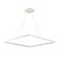 Fantasia Design-Hängelampe quadratisch weiß, 90x90 cm, 98W LED, 5292 Lumen, 3000K warmweiß, dimmbar, IP20