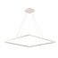 Lampe suspendue design carrée blanche 90x90 98W