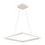 Lámpara colgante de diseño cuadrada blanca 60x60 65W
