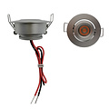 Foco LED inclinable de poca profundidad con orificio de 42 a 47 mm 3,6 W regulable