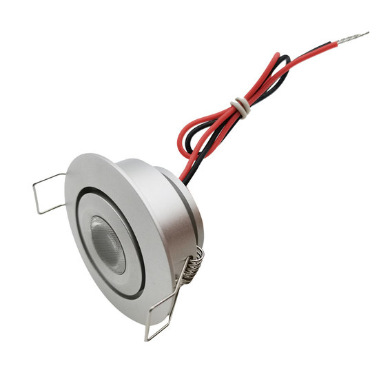 Foco LED inclinable de poca profundidad con orificio de 42 a 47 mm 3,6 W regulable