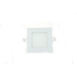LED panel light 6W recessed square 120x120mm white