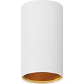 Goudkleurige hanglamp zwart of wit 3xGU10