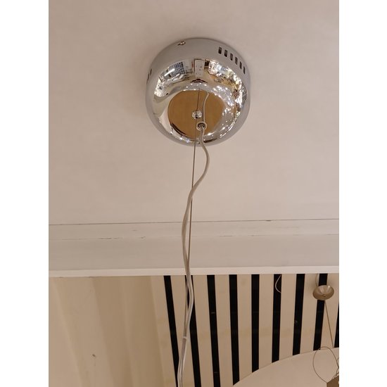 Lámpara colgante esférica cable 120cm diámetro G4x25