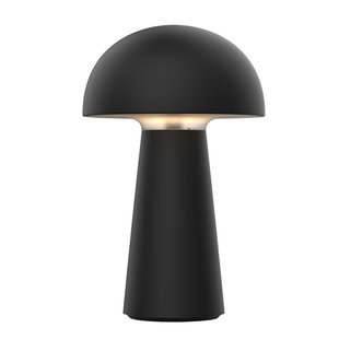 Table lamp wireless LED black and dimmable with USB 4.7 Watt