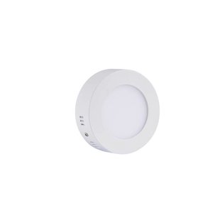 LED paneel plafond opbouw rond 6W 120mm diameter wit