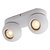 Moderne plafondlamp 2 bollen wit GU10