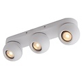 Moderne Deckenleuchte 3 Glühbirnen weiß GU10