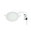 LED panel light 12W round recessed 166mm diameter white