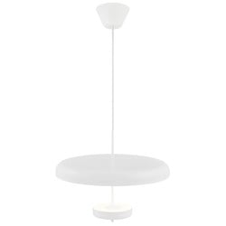 Weiße Hängelampe mit 3x G9-Fassung, schlankes Design