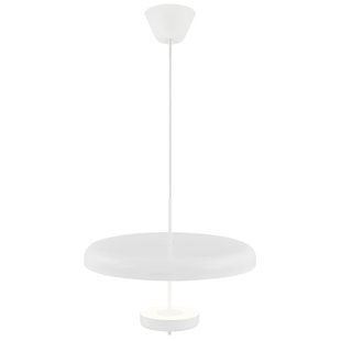 Hanging lamp in a slim and elegant design, white G9