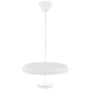 Lámpara colgante de diseño esbelto y elegante, blanca G9