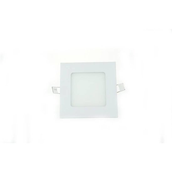 LED panel recessed 12W lighting square 166mm white