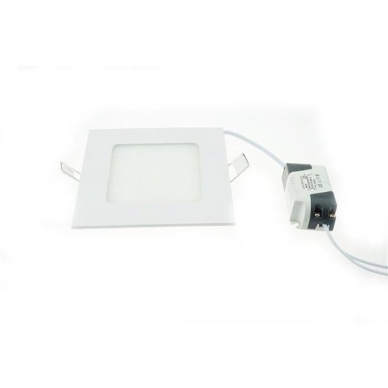 LED paneel inbouw 12W verlichting vierkant 166mm wit