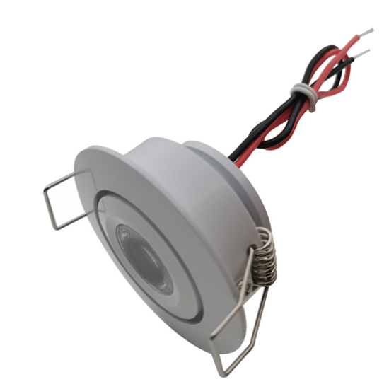 Foco LED inclinable de poca profundidad con orificio de 42 a 47 mm 3,6 W regulable