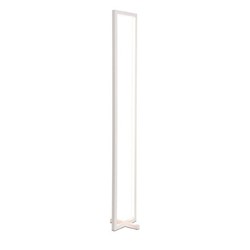 Lampadaire moderne forme cadre blanc dimmable 47W