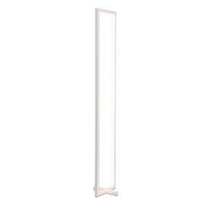 Lámpara de pie moderna marco forma blanco regulable 47W