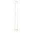 Lampadaire moderne forme cadre blanc dimmable 47W
