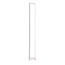 Modern floor lamp frame shape white dimmable 47W