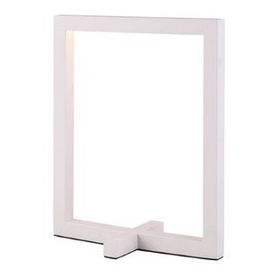 Modern table lamp frame shape white dimmable 5W