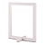 Fantasia Guri LED table lamp frame shape white dimmable 5W