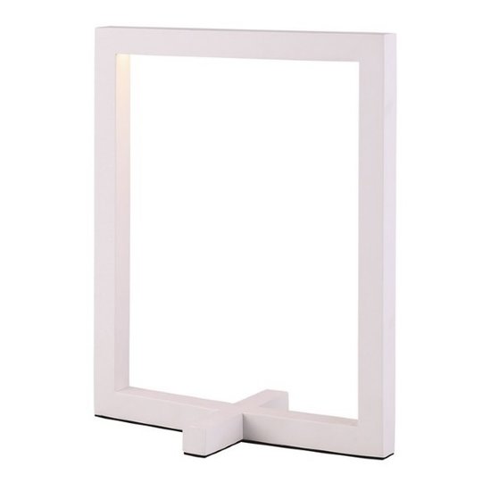 Fantasia Fantasia GURI lampe de table cadre blanc 250x300mm, dimmable, 5W LED, 3000K blanc chaud