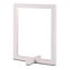 Fantasia Guri LED table lamp, frame shape in aluminium and acrylic, white, 250x300mm, 5W LED 275lm 3000K, dimmable
