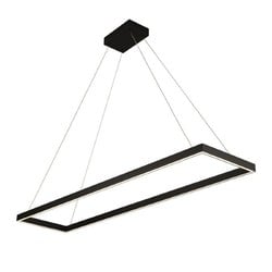 Fantasia GURI hanglamp rechthoek zwart 300x1200mm 53W