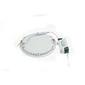 Panel de luz LED 15W redondo empotrable 190mm diametro blanco