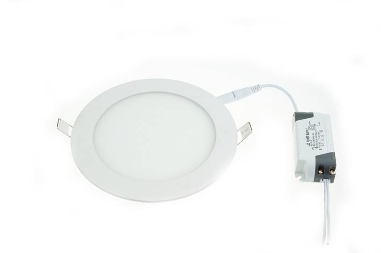 18W LED Round SURFACE MOUNT Ceiling Panel Down Light STAINLESS STEEL Cool White 
