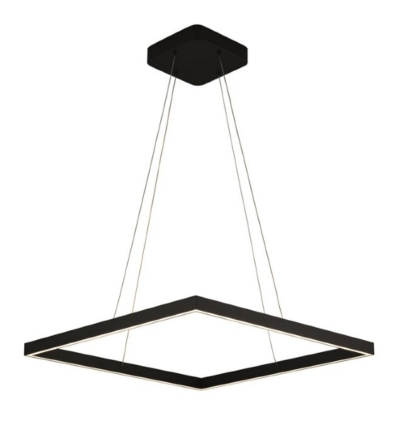 Thermisch levend de jouwe Design hanglamp vierkant zwart 60x60 64W | My Planet LED